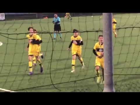Under 13 (amichevole), Parma-L.R. Vicenza 2-0, 17' st gol di Riccardo Caleffi, esultanza per Colli
