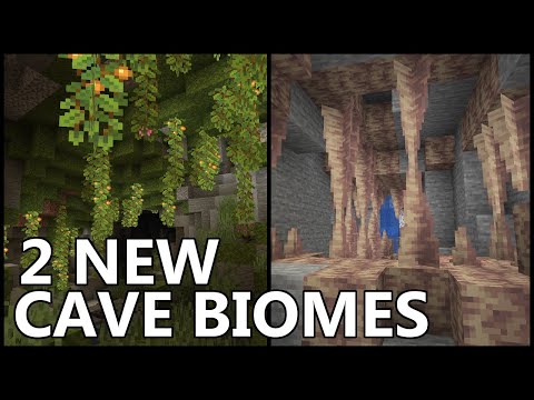 EPIC! 2 INSANE NEW Cave Biomes in Minecraft 1.18!!