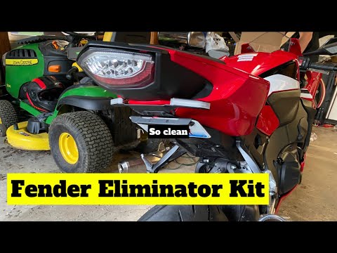 Installing the New Rage Cycles Tucked Fender Eliminator Kit on the CBR10000RR