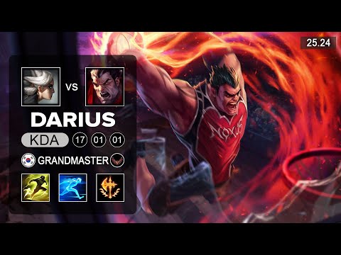 Darius vs Camille Top - KR Grandmaster - Patch 25.24 Season 15