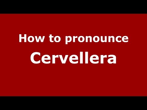 How to pronounce Cervellera (Spanish/Argentina) - PronounceNames.com