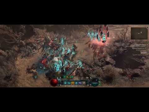 Diablo 4 Necromancer solo Nightmare 29 Minions build