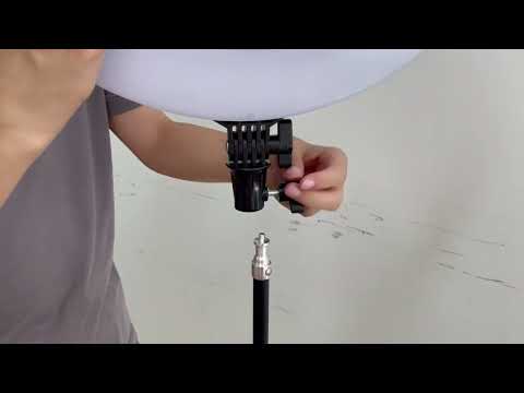 EOTO LIGHT Ring Light install on the tripod stand