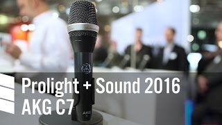 Video thumbnail for AKG C7 - Prolight + Sound 2016 by Sound On Sound magazine