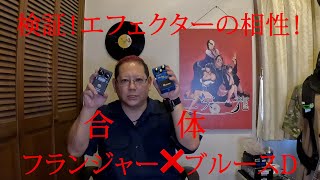 【エフェクター検証】ブルースドライバ×フランジャーは相性はいいか？【エフェクター】