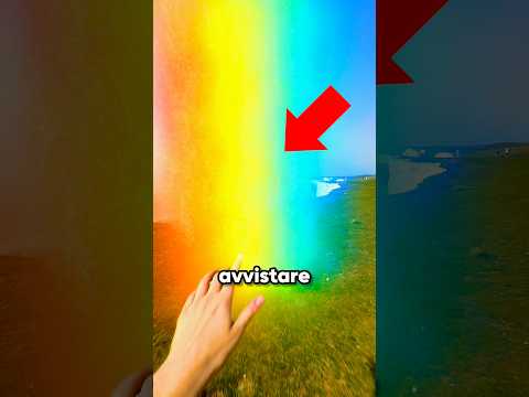 Ha toccato un vero arcobaleno 🤯