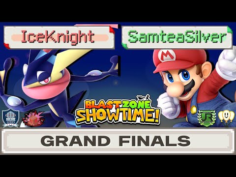 IceKnight (Greninja) vs SamteaSilver (Mario) Blast Zone: SHOWTIME! GRAND FINALS
