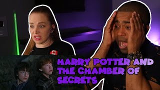 WATCHING Harry Potter and the Chamber of Secrets for the VERY FIRST TIME ( Jane and JV's REACTION )