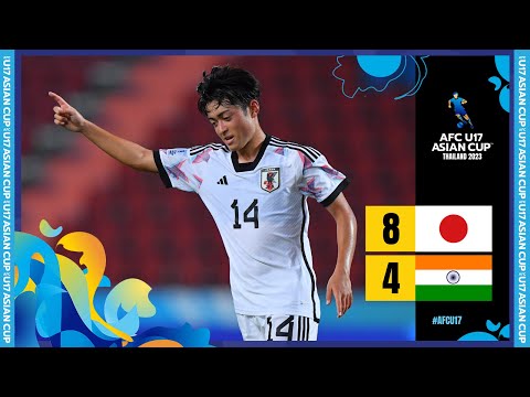 #AFCU17 - Group D | Japan 8 - 4 India