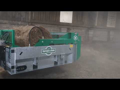 Spread-a-Bale Mini makes light work of round baled rushes