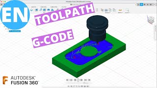 Download the video "Fusion360 | Generate TOOLPATH and export G CODE | Quick and Simple"