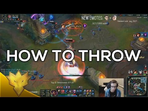 Bjergsen & Svenskeren - How to Throw - NA Duo Queue Funny Moments & Highlights