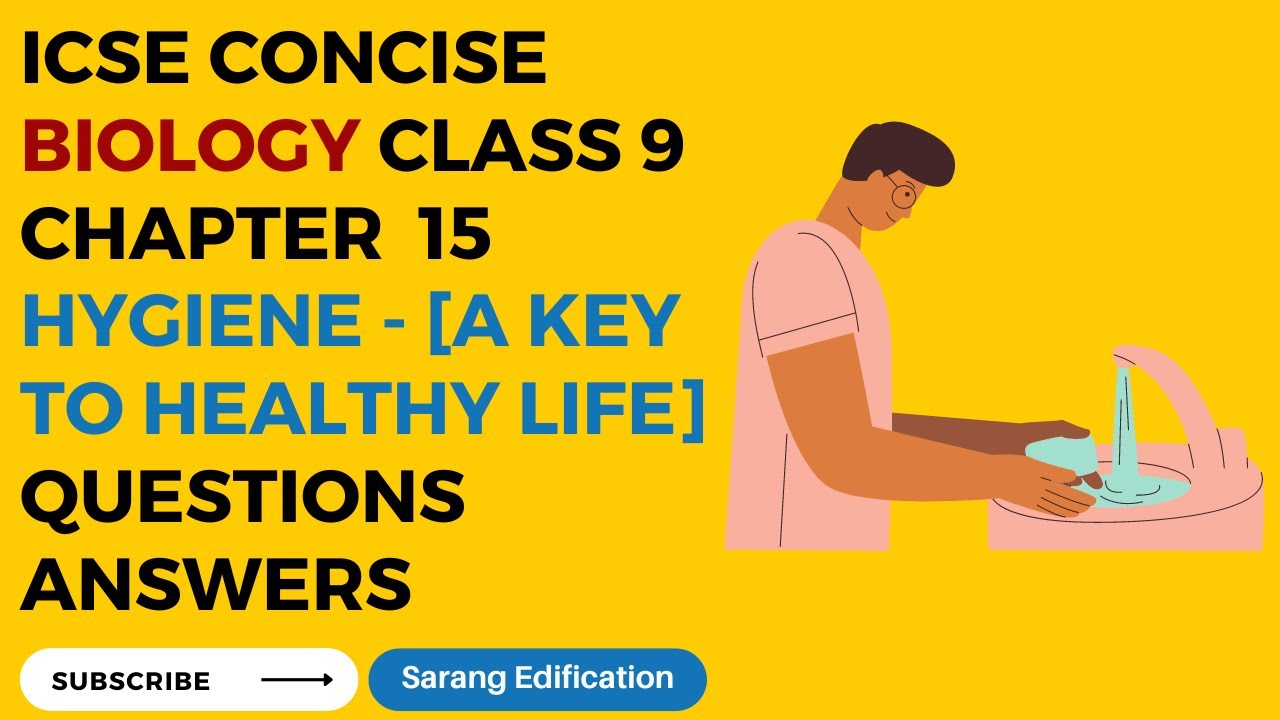 Selina Solutions for Class 9 Biology Chapter 15 Hygiene - [A Key to Healthy Life]  | Selina Solution