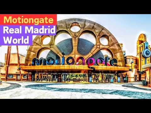 Hala Madrid! Motiongate Dubai Vlog: 7 Coasters, Ghostbusters Dark Ride, Real Madrid Soccer Park!