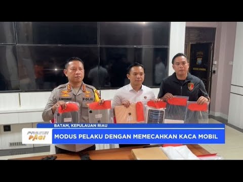 POLRESTA BARELANG UNGKAP KASUS CURAT MODUS PECAH KACA