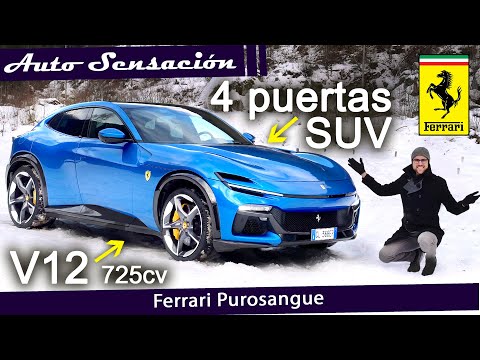 Prueba FERRARI Purosangue 2023 . ¿Genialidad inclasificable o una traición SUV?