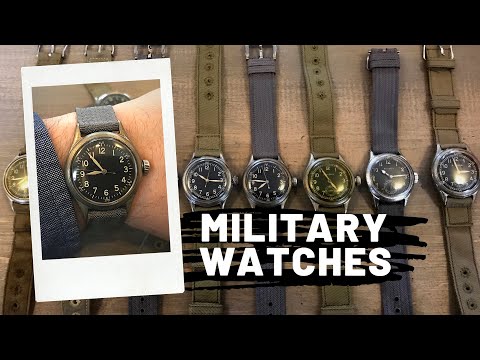 The fascinating history of American WWII military watches.