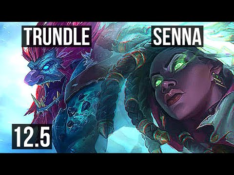 TRUNDLE & Draven vs SENNA & Zeri (SUP) (DEFEAT) | 66% winrate, 3/1/6 | EUW Grandmaster | 12.5