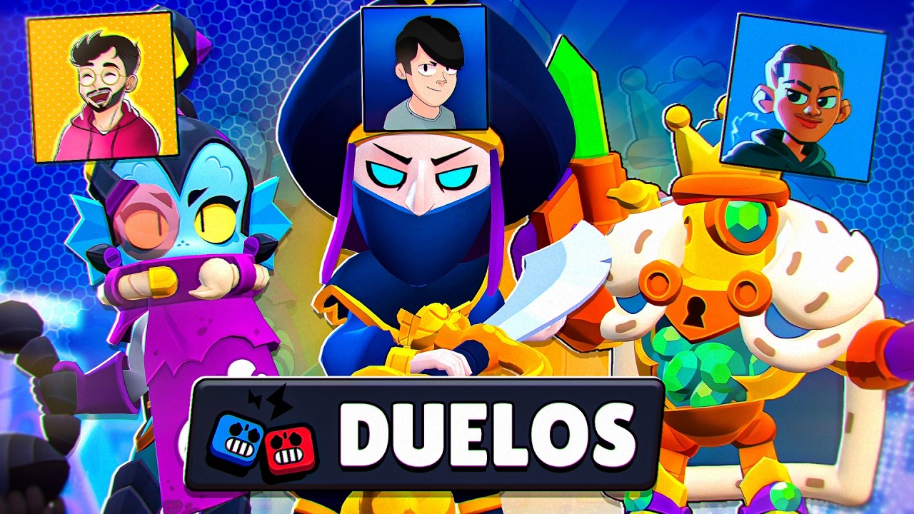 CADA UM joga com UM BRAWLER no DUELOS! Ft. @VTzimBS @PitBullFera