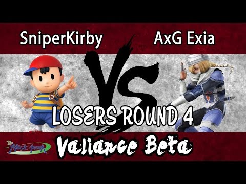 Valiance β -SniperKirby (Ness) vs. AxG Exia (Sheik) - LR4 - Smash 4 - Wii U
