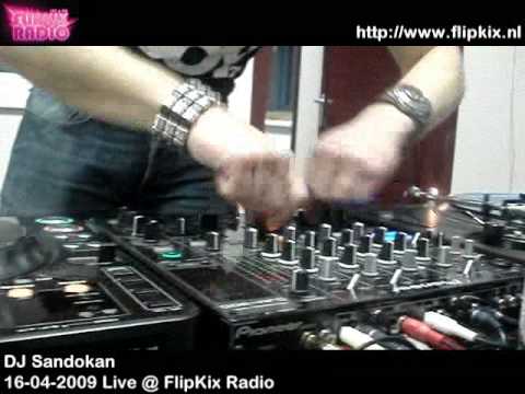 DJ Sandokan live at the FlipKix Radio studio