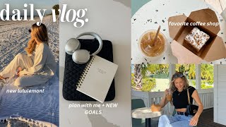 VLOG: body image chat, favorite tampa coffee shop, new lululemon set, relaxing sunset vibes!