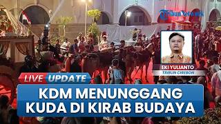 Dedi Mulyadi Menunggang Kuda saat Kirab Budaya Milangkala Tatar Sunda, Ribuan Warga Turut Meramaikan