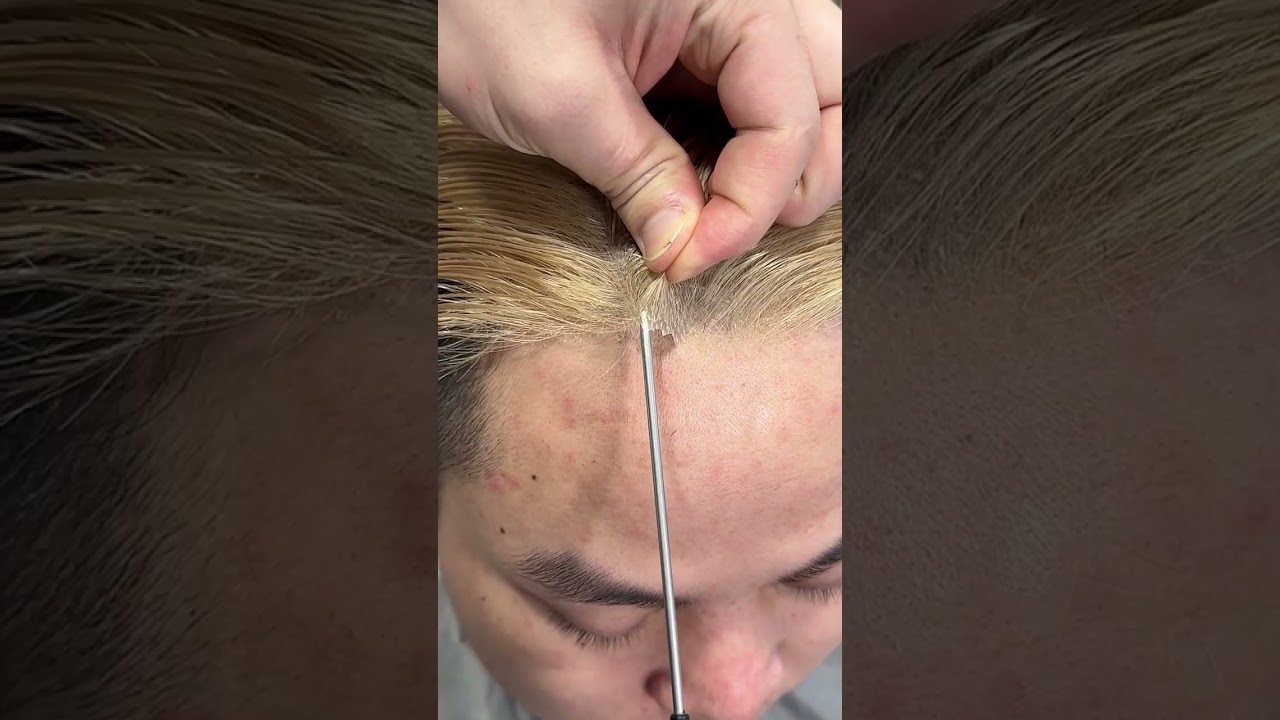 men's wig #airstyleh #howtomakeawig #selfmadebarber #hairstyle #hairmaster #thebarbersarms【】，。gd3saf