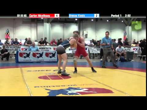 Greco GR 66 KG - Carter Mcelhany vs. Urmas Yanis