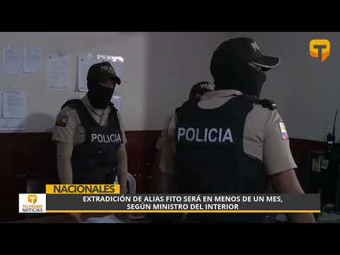 Extradición de alias Fito será en menos de un mes, según ministro del interior