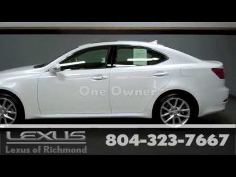 2013 Lexus IS250 Pre Owned at Lexus of Richmond