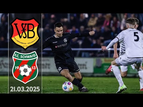 VfB Hallbergmoos vs. FC Schwaig 21.03.2025 Landesliga Südost 24/25