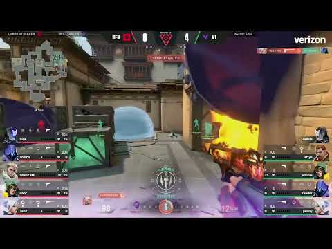 TenZ 4K vs Version1 | Sentinels vs Version1 Highlights | SEN vs V1 | VCT Challengers NA 2022