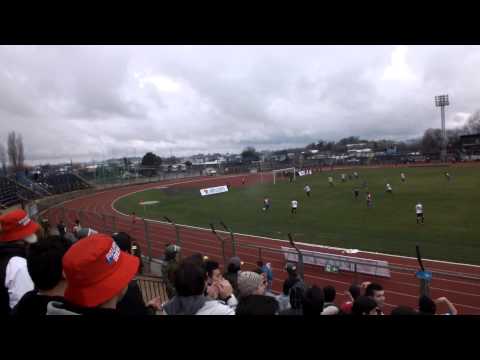 "Banda Azulgrana - Iberia vs Curico Unido" Barra: Banda Azulgrana &bull; Club: Deportes Iberia