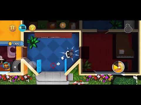Robbery Bob: CHAPTER 1 - SUBURBS Level 15 , 100% . iOS/ Android Walkthrough