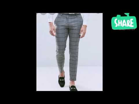 Men Check Pants Style #Men pant style