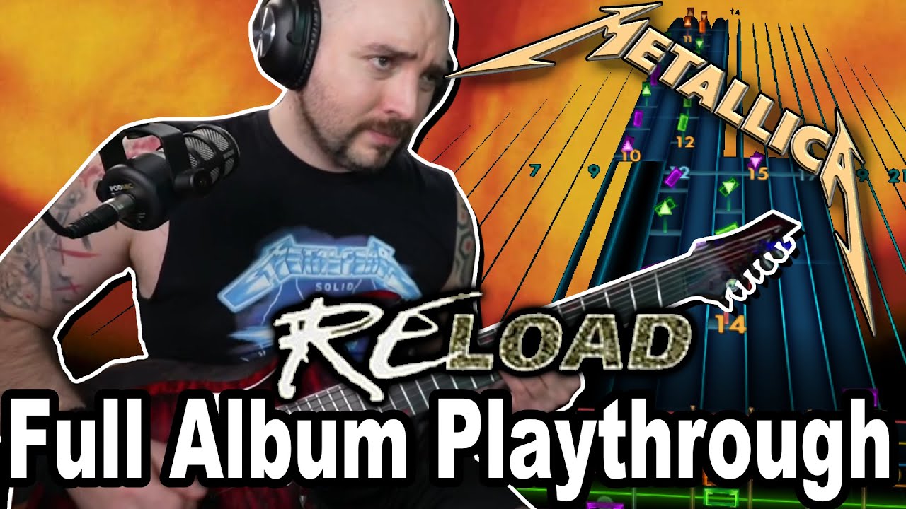 Full METALLICA RELOAD Album on Lead Guitar! Full Playthrough!