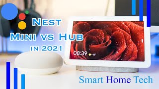 Google Nest Hub 7" vs Mini in 2021
