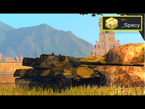 Leopard 1: 6700 Damage , 5 Frags - WOT BLITZ -