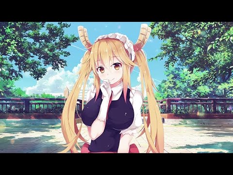 Tohru saves Kobayashi and Ilulu Dragon Maid S Episode 2