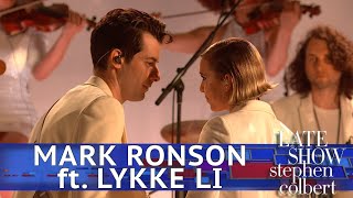 Mark Ronson Performs &#39;Late Night Feelings&#39; ft. Lykke Li