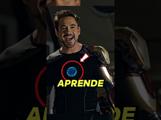Vídeo relacionado con Tecnología de Tony Stark de Marvel Iron Man debajo del casco y el logotipo Camiseta