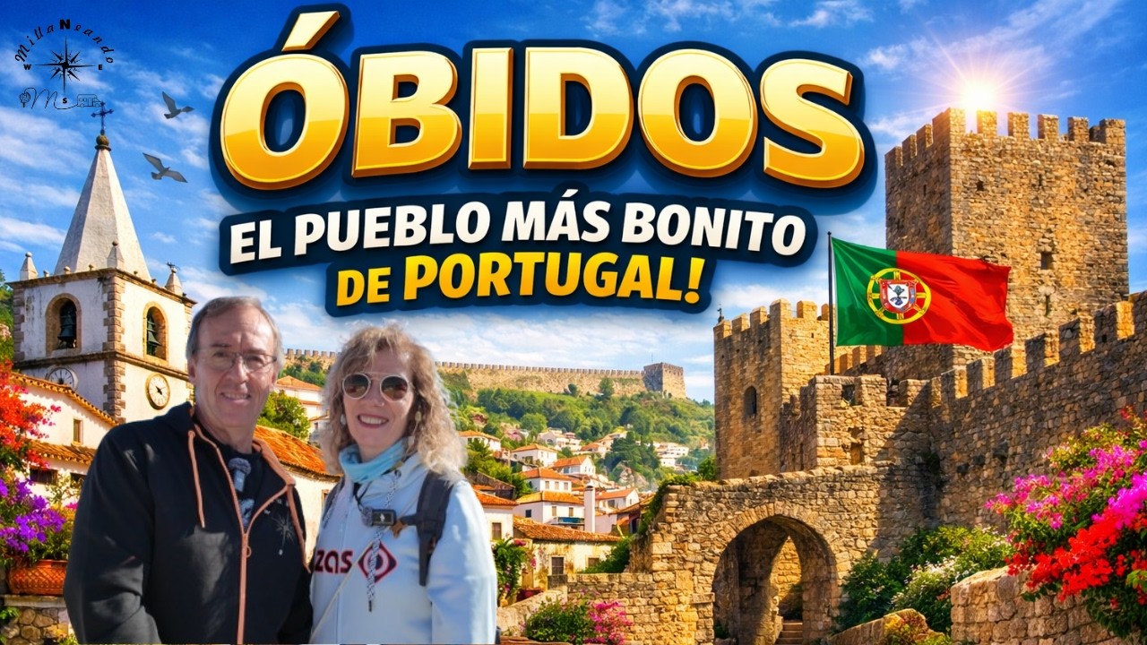 🇵🇹 ÓBIDOS, el pueblo medieval más bonito de Portugal | #10 Millaneando por Portugal 🚐