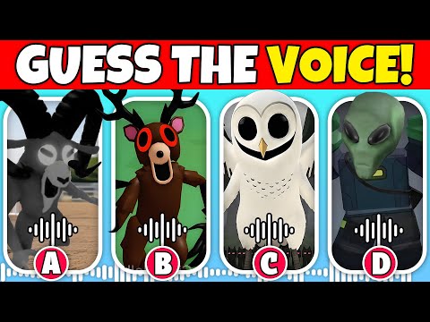 99 Nights In The Forest Mobs Characters VOICE QUIZ!  Guess Who’s Talking! (Hard Mode!) | Ram, Deer