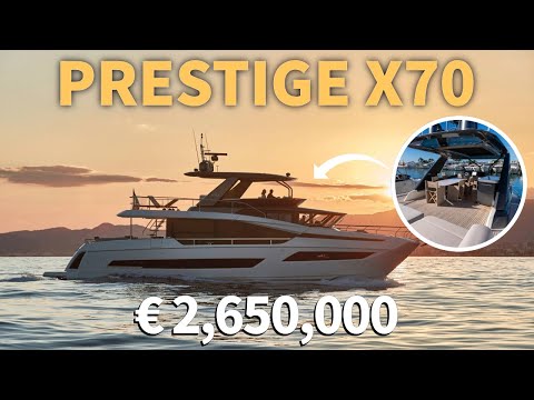 2023 Prestige X70 Superyacht | € 2,650,000 For Sale With Sunseeker Brokerage