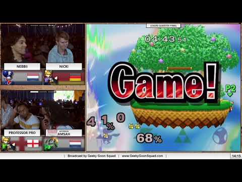 HEIR5 - Nebbii / Nicki Vs. Professor Pro / Amsah - Losers Quarters - Melee Doubles