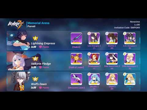 [HI3SEA] Memorial W37 - Parvati (30720); Jizou (29173)