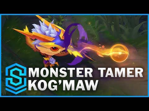 Zap'Maw (Monster Tamer Kog'Maw) Skin Spotlight - Pre-Release - League of Legends