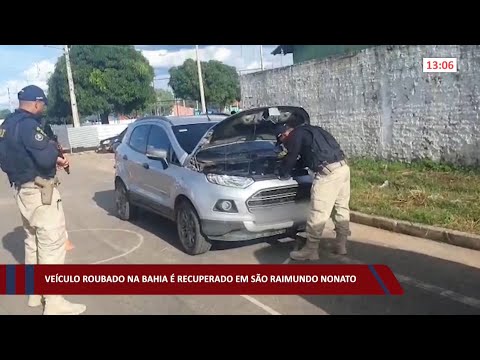 Veículo roubado na Bahia é recuperado em São Raimundo Nonato 30 03 2022