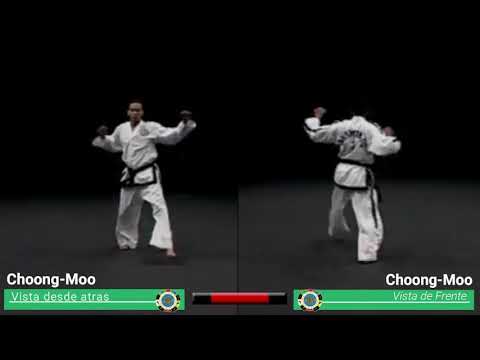 Choong-Moo tul / Rojo punta Negra - Taekwon-Do ITF